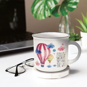 Legami - Porcelain Kupa - Hot Air Balloon - Cup-Puccino