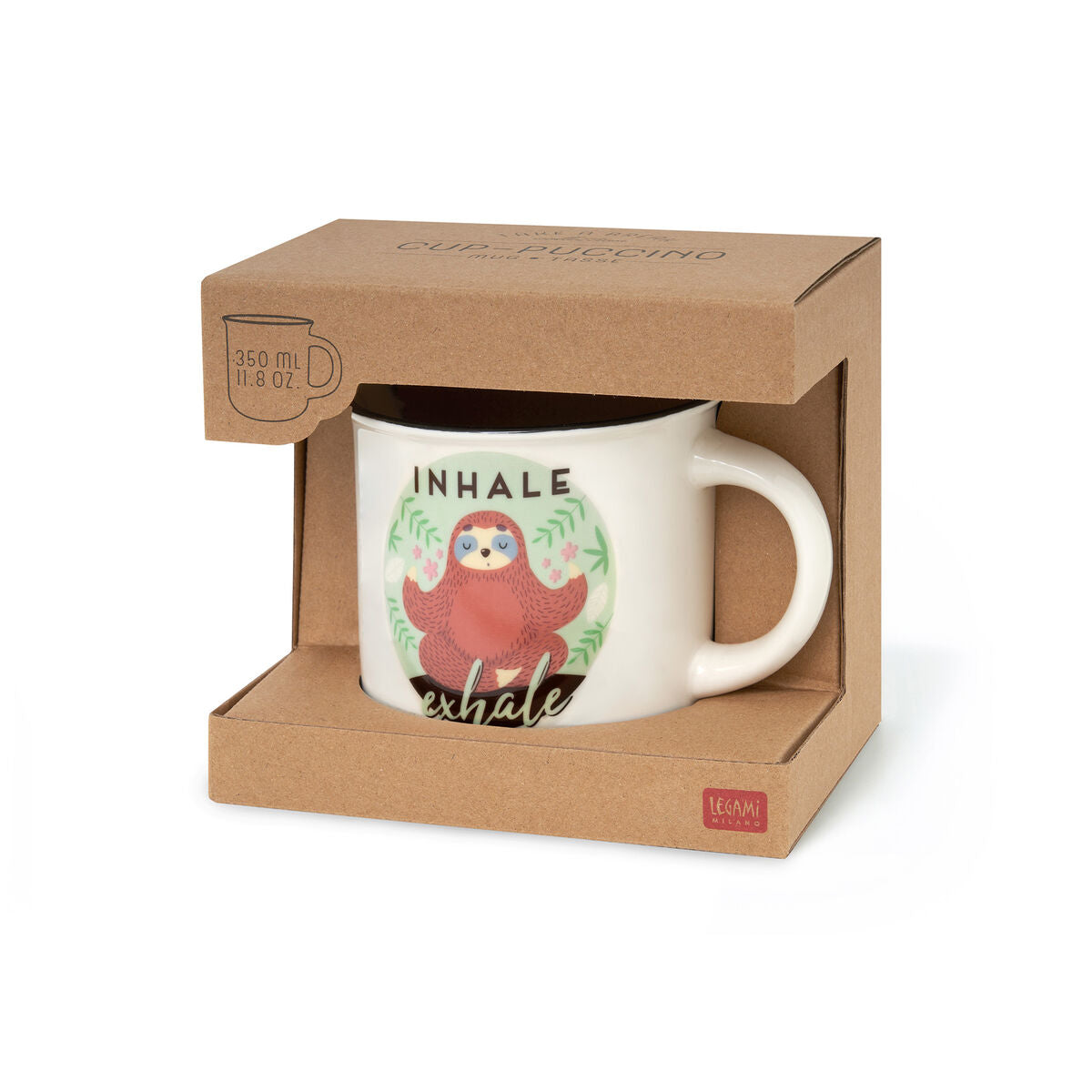 Legami - Taza de Porcelana - Perezoso - Cup-Puccino