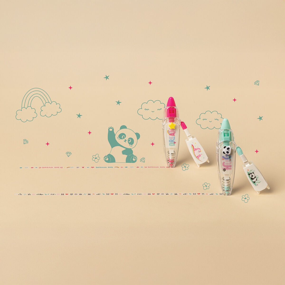 Legami - Tek Boynuzlu At Tape Kalem Decoration - Deco Tape