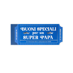 Legami - كتاب 24 Vouchers Dad - Italian - Gift Vouchers