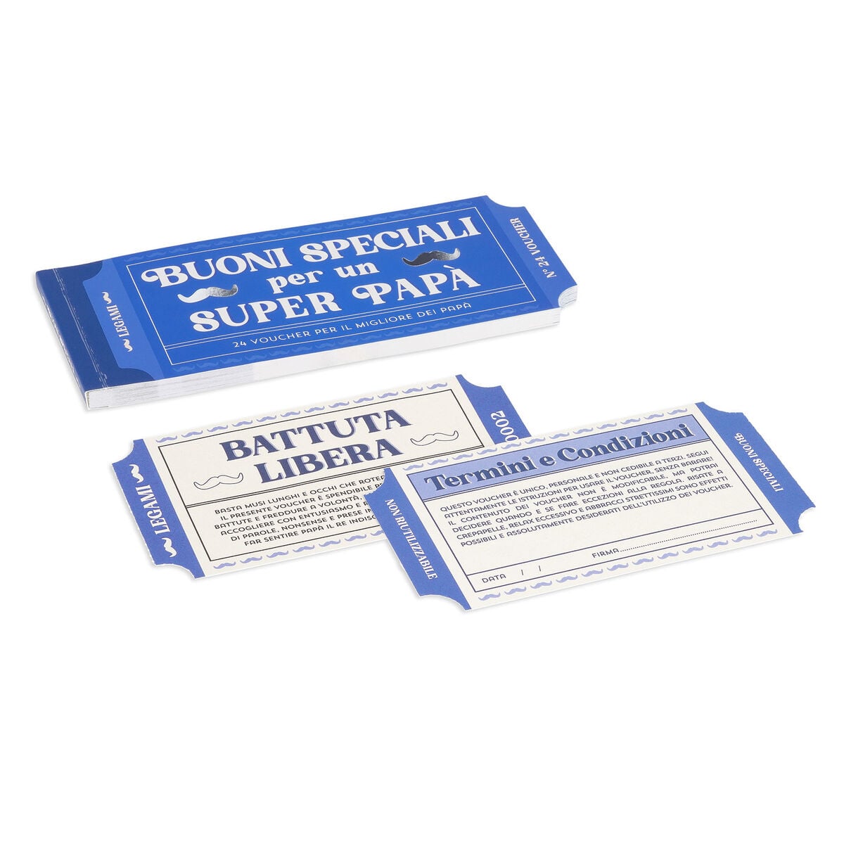 Legami - كتاب 24 Vouchers Dad - Italian - Gift Vouchers