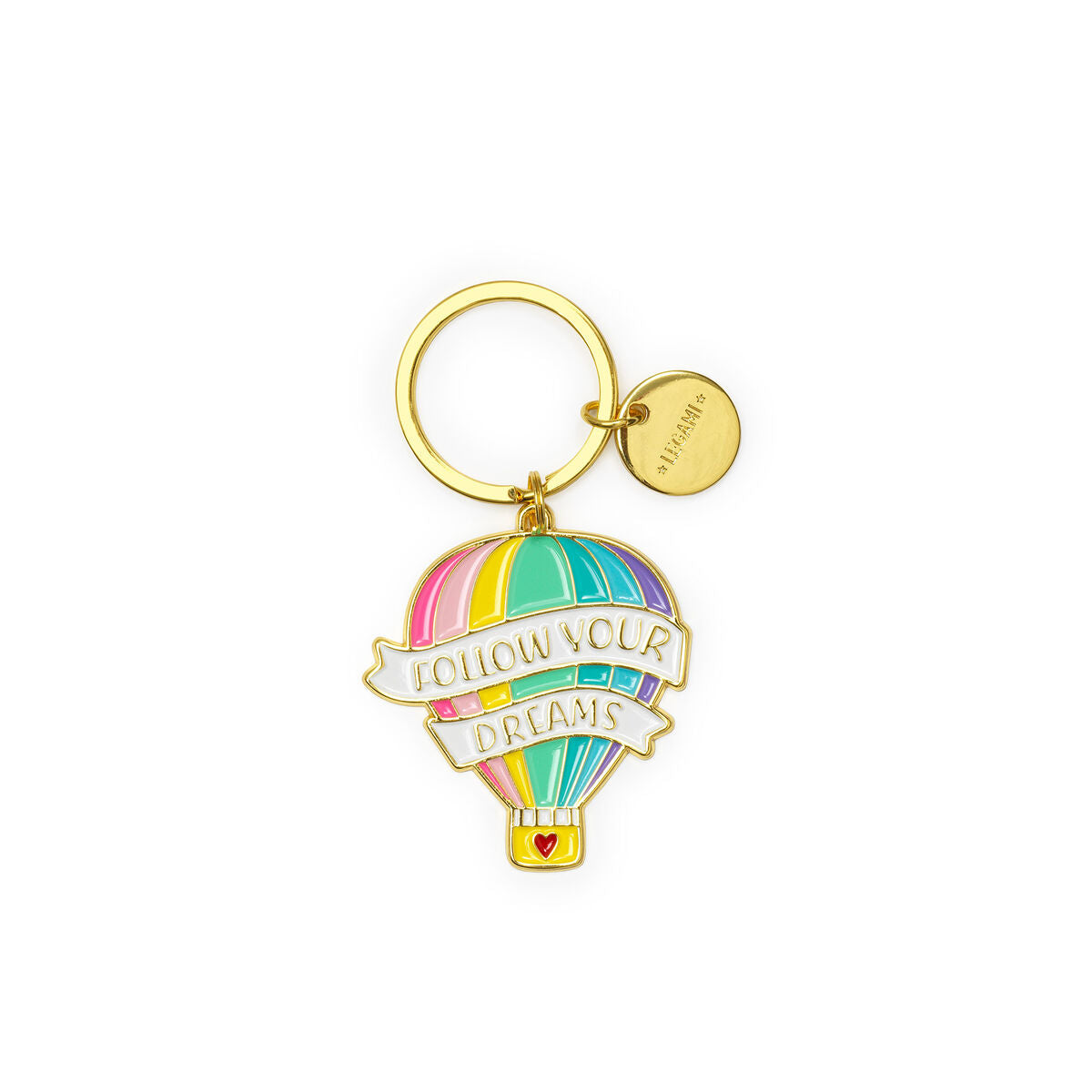 Legami - Enamel Key Chain - Hot Air Balloon - What a Anahtarlık!