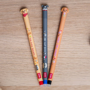Legami - 3'lü Seti Erasable Pens - Fur-ever Arkadaşlar