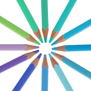 Legami - Seti 12 Colouring Pencils in Ocean Palette - Live Colourfully
