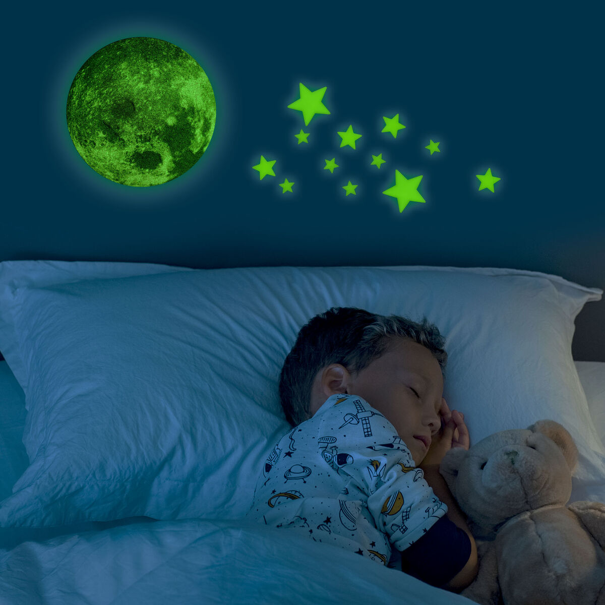 Legami - Yapışkanlı Glow-in--Dark Stars - Süper Stars