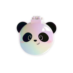 Legami - Panda Hairbrush مع مرآة - Nice Hair