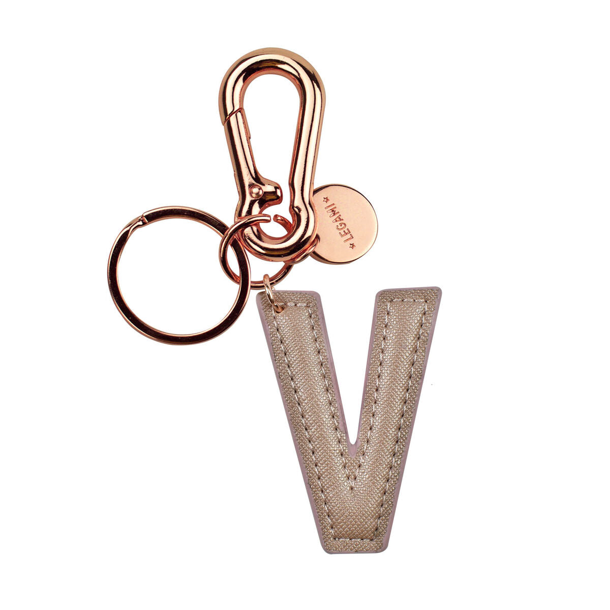Legami - Anahtarlık ile Baş Harf Harf - V / Rose Gold - Baş Harfim