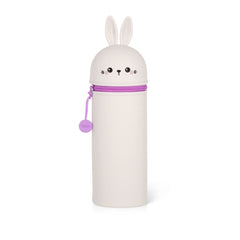 Legami - Tavşan "Don't Worry Be Hoppy" 2-in-1 Silicone Kalem Kutu - Kawaii