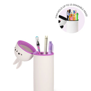 Legami - Tavşan "Don't Worry Be Hoppy" 2-in-1 Silicone Kalem Kutu - Kawaii