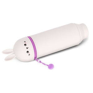 Legami - Tavşan "Don't Worry Be Hoppy" 2-in-1 Silicone Kalem Kutu - Kawaii