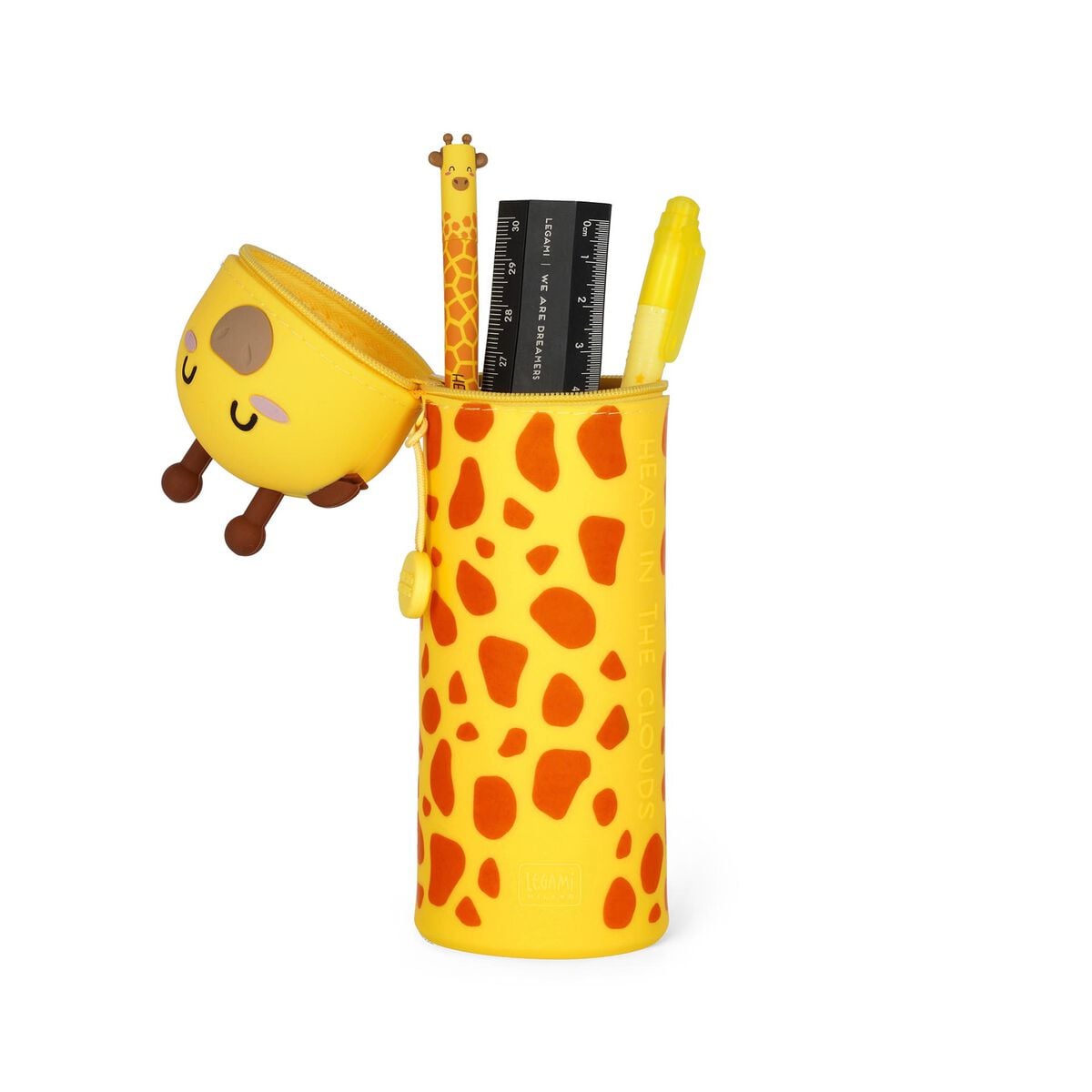 Legami - Giraffe "Head In Clouds" 2-in-1 Silicone Kalem Kutu - Kawaii