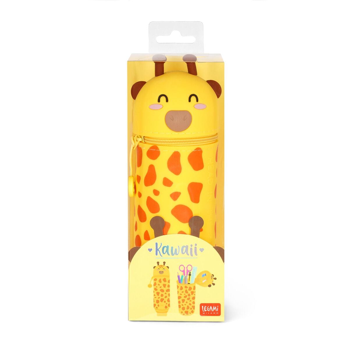 Legami - Giraffe "Head In Clouds" 2-in-1 Silicone Kalem Kutu - Kawaii