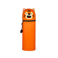 Legami - Tiger "Grrreat Adventures" 2-in-1 Silicone Kalem Kutu - Kawaii