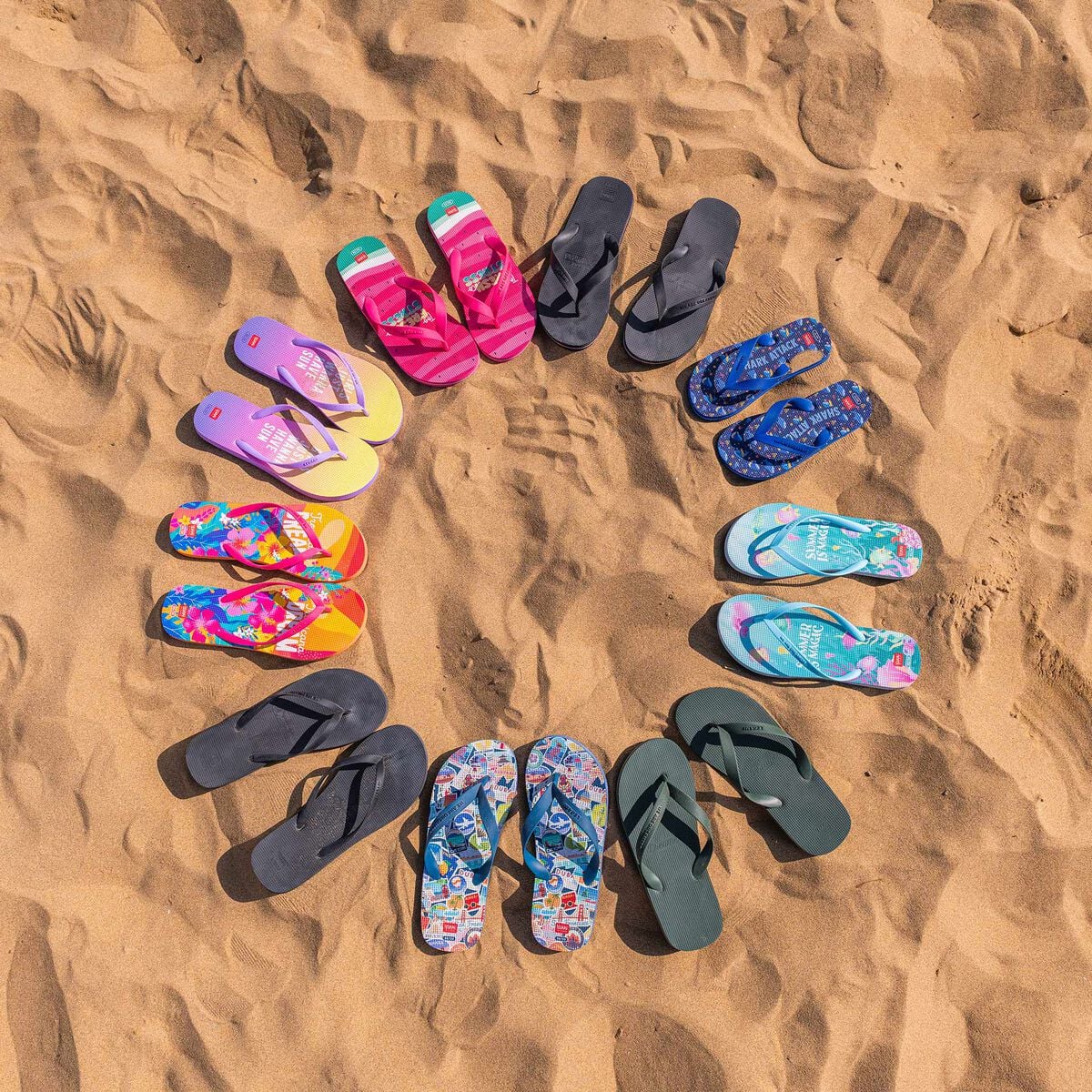 Legami - Size 32/33 Kids Shark Flip Flops