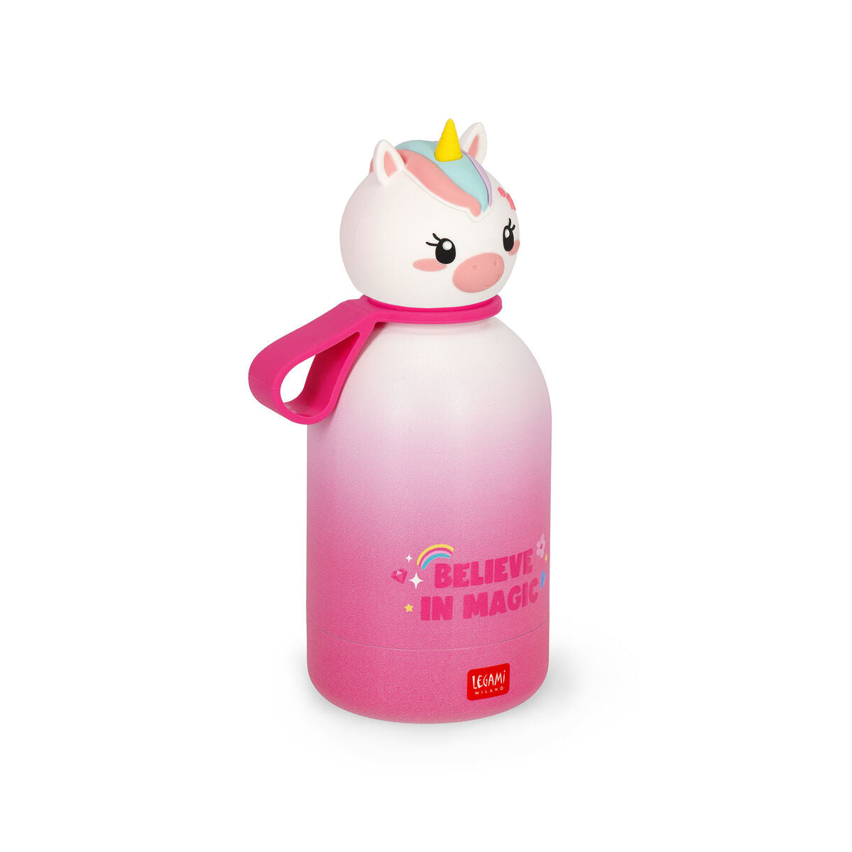 Legami - Vakum Şişe Çocuklar İçin - Tek Boynuzlu At - Hot&Cold BFF