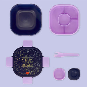 Legami - 1700 ml Bento Yemek Kutusu - Stars - Bento Yemek Kutusu
