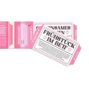 Legami - Libro 24 Romantic Vouchers - German - Gift Vouchers
