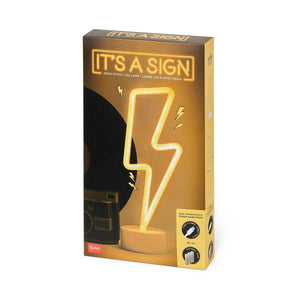 Legami - Neon-Effect LED Lamp - Flash - It's a Sign