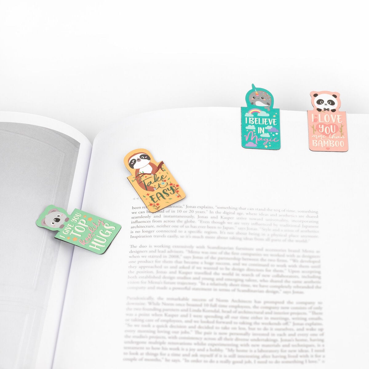Legami - Never Stop Reading - Magnetic Bookmarks