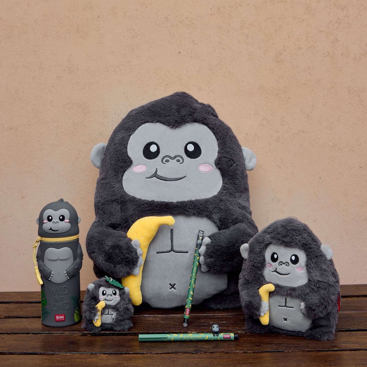 Legami - Gorilla Pelüş Oyuncak - Mini Süper Yumuşak!