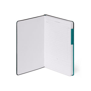 Legami - Cuaderno de puntos con tapa blanda monocromática - Verde malaquita - Mi cuaderno