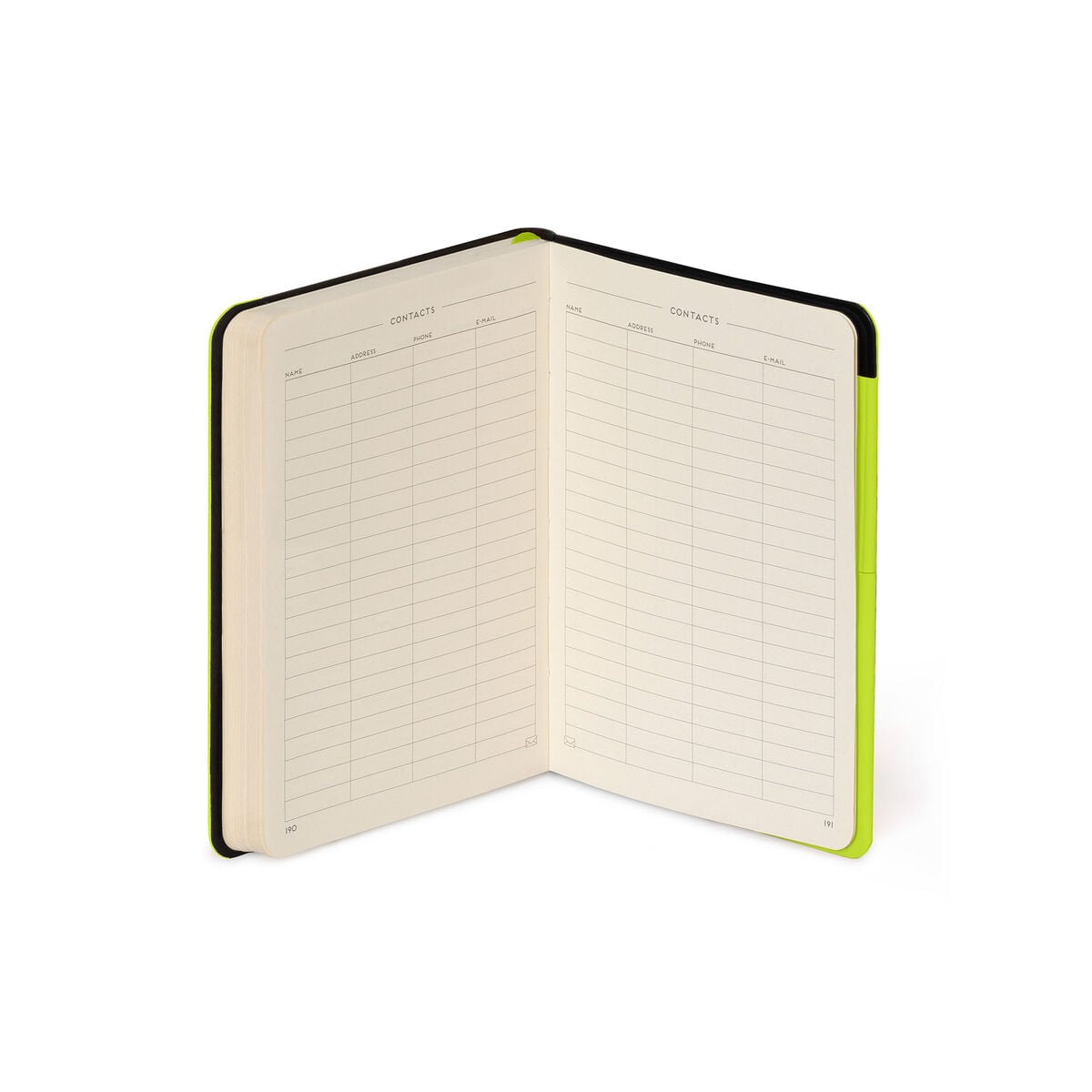 Legami - Defter ile Blank Pages ve Monochrome Yumuşak Kılıf - Chartreuse - My Defter