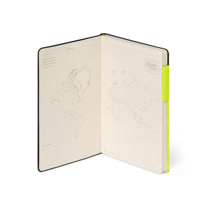 Legami - Lined Defter ile Monochrome Yumuşak Kılıf - Chartreuse - My Defter