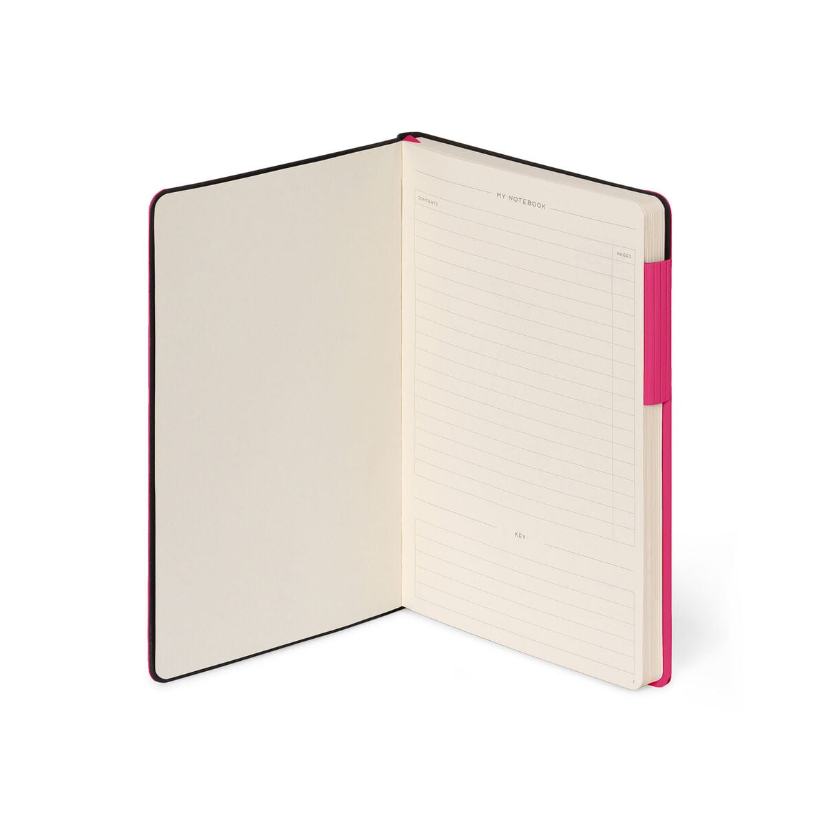Legami - Defter ile Blank Pages ve Monochrome Yumuşak Kılıf - Raspberry - My Defter