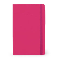 Legami - Cuaderno Rayado con Tapa Blanda Monocromática - Raspberry - My Defter