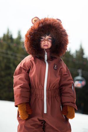 Roarsome - Polar Eldiven - Kahverengi/Krem