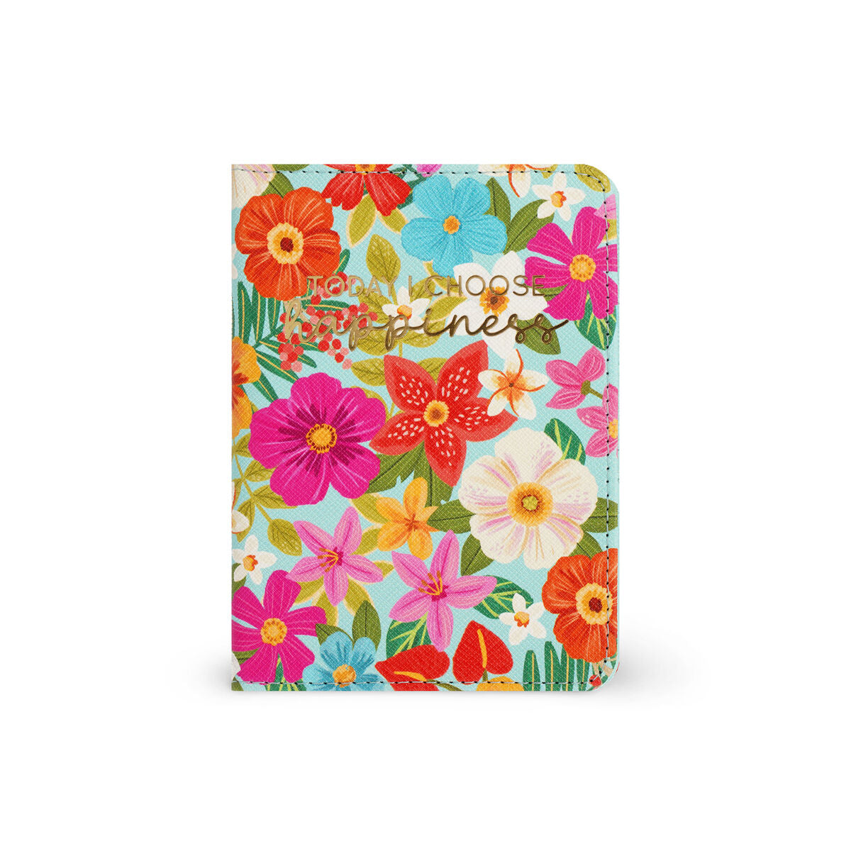 Legami - Porta Pasaportes con Flores