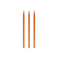 Legami - Set de 3 Recambios para bolígrafos borrables - Tinta naranja - Bolígrafo borrable