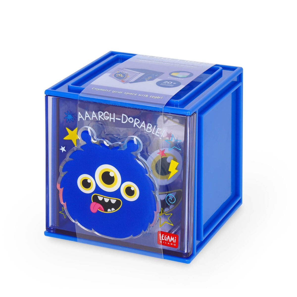 Legami - Stackable Desk Storage Box - Cutie Cube