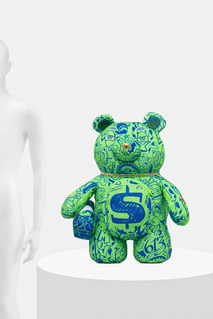 Sprayground - Sırt Çantası Sprayground в зелено малък размер с принт 910B7389NSZ