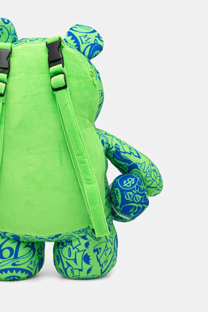 Sprayground - Sırt Çantası Sprayground в зелено малък размер с принт 910B7389NSZ