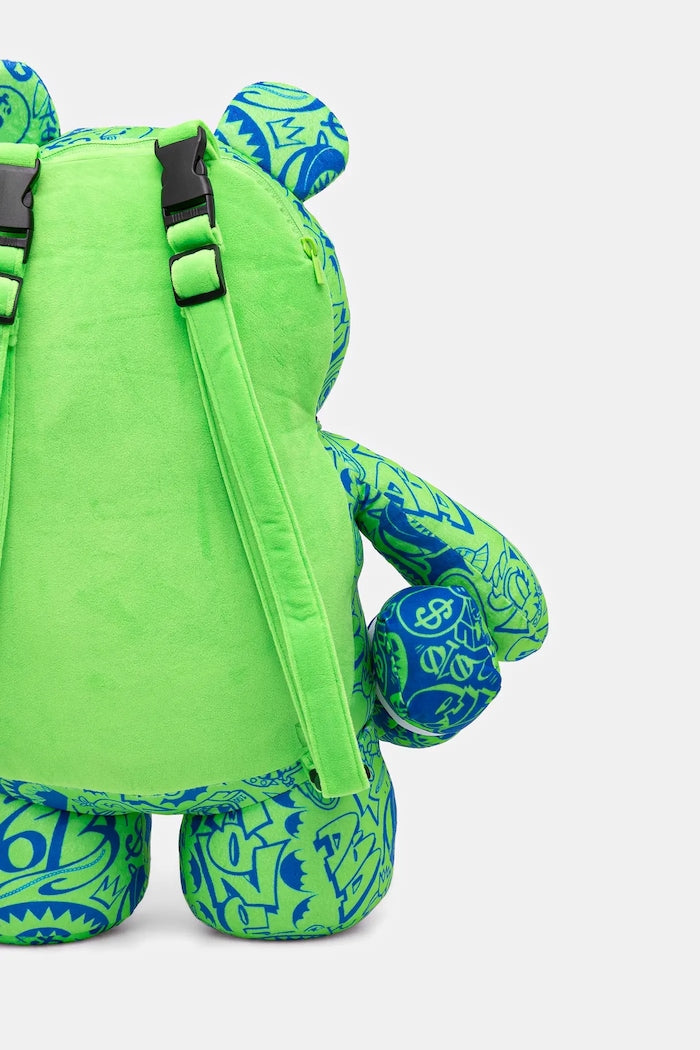 Sprayground - Sırt Çantası Sprayground в зелено малък размер с принт 910B7389NSZ