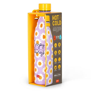 Legami - 800 ml Vakum Şişe - Daisy - Sıcak ve Soğuk