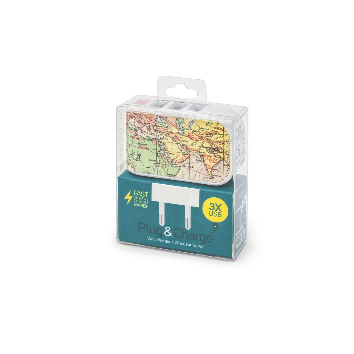 Legami - Wall Charger - 3 USB - Plug &Charge