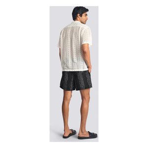 Bather – Gonzo Spitzenhemd | Weiß