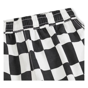 Molo - Pantalones cortos de algodón orgánico Arrow Damier | Negro