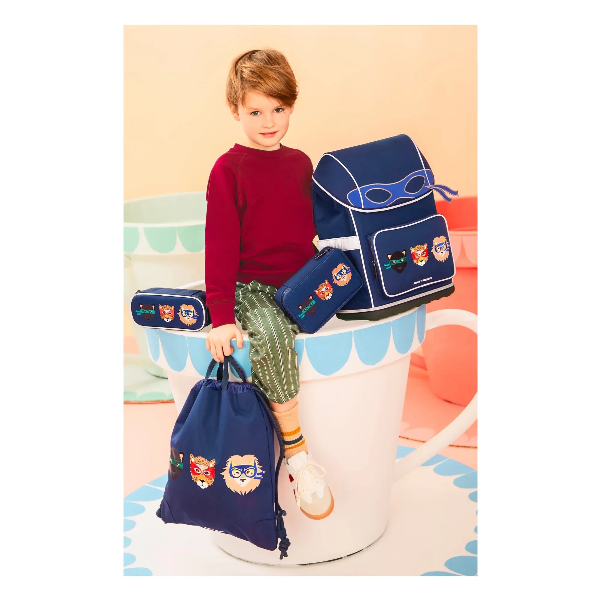 Jeune Premier - Ergomaxx Supercats Backpack | Dark Blue