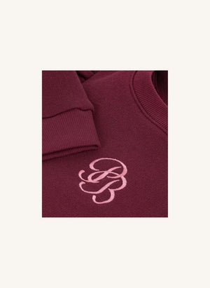 Petit Bateau - سويت شيرت PB المزخرف | بوردو