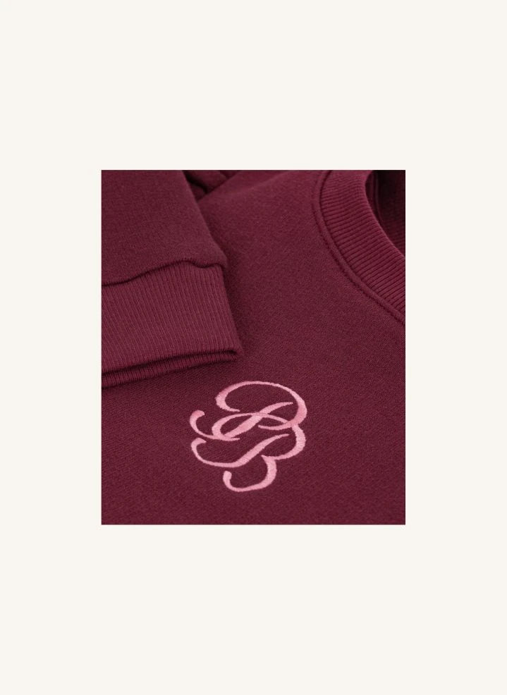 Petit Bateau - سويت شيرت PB المزخرف | بوردو