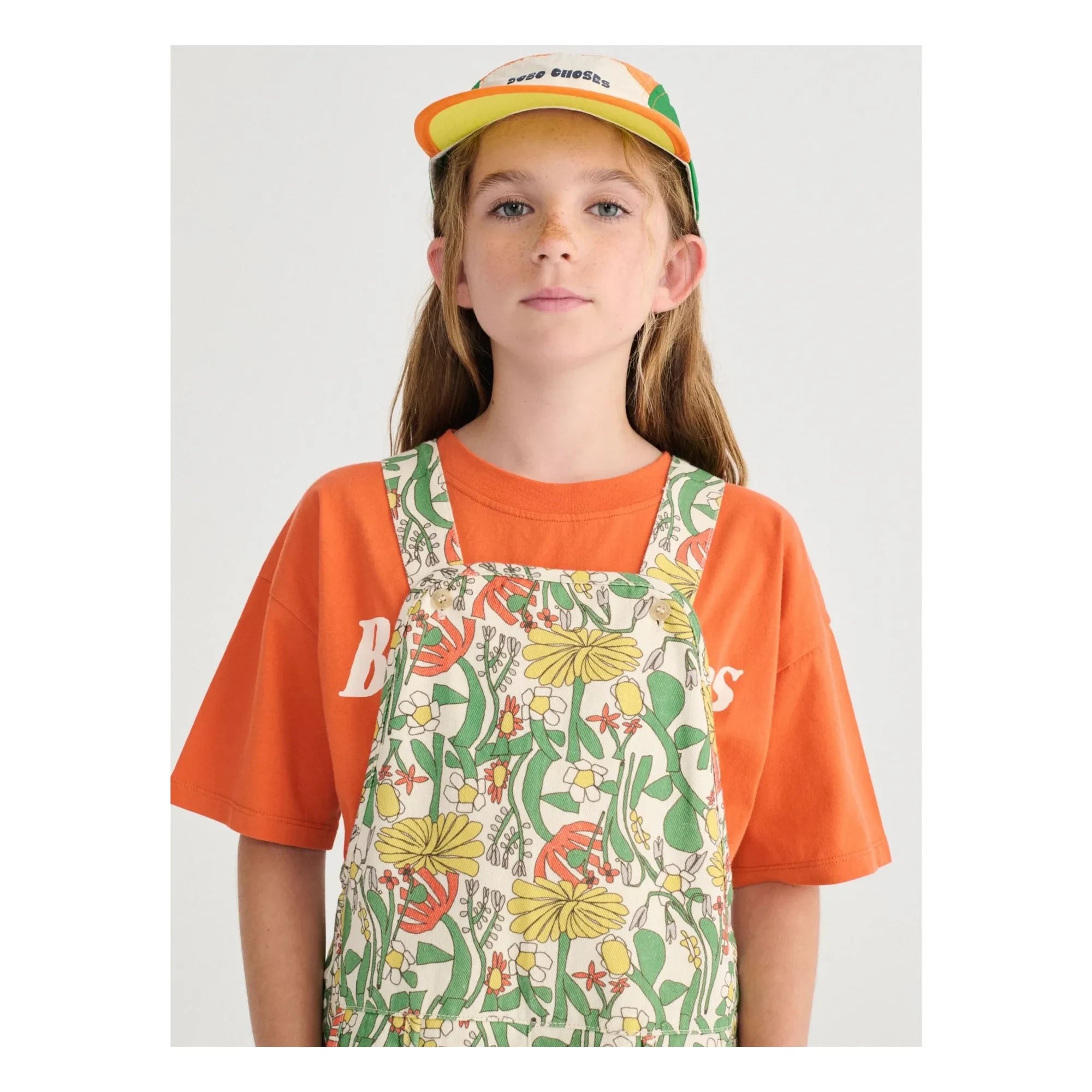Bobo Choses – Strampler aus Bio-Baumwolle mit Blumenmuster | Weiß
