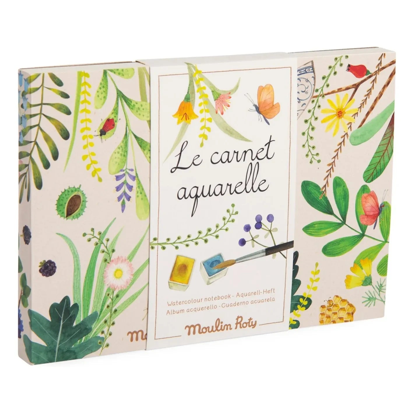 Moulin Roty - Aquarell-Skizzenbuch - Le jardin du Moulin
