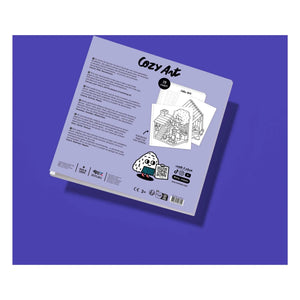 Omy - Tiny House Libro para colorear | Morado