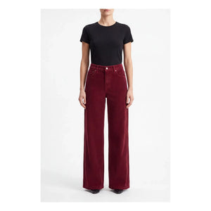Hod - Lolita Velvet Pants | Burgundy