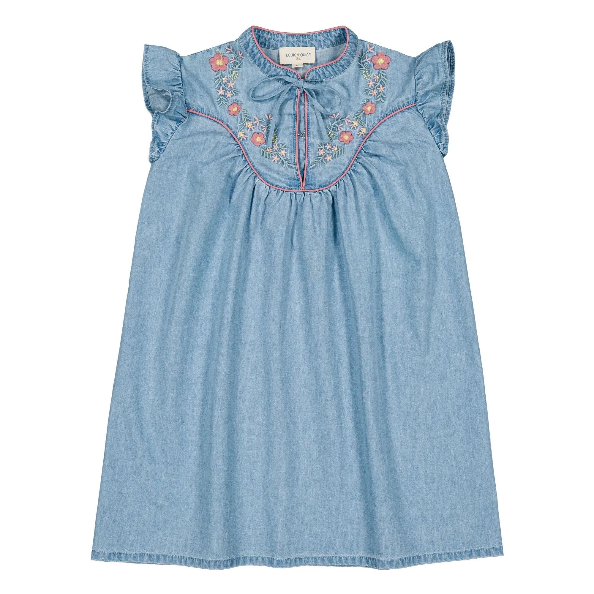 Louis Louise - Andrée Chambray Kleid | Hellblau