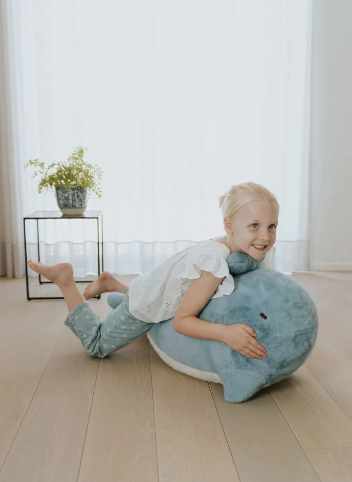 Wild & Soft - Ballena mecedora | Azul