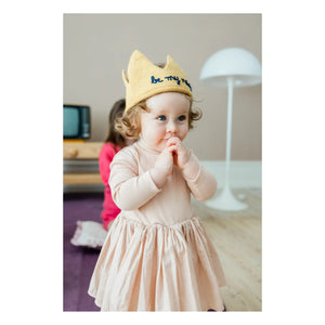 Oeuf NYC - Be My Neighbour Alpaca Wool Crown | Yellow